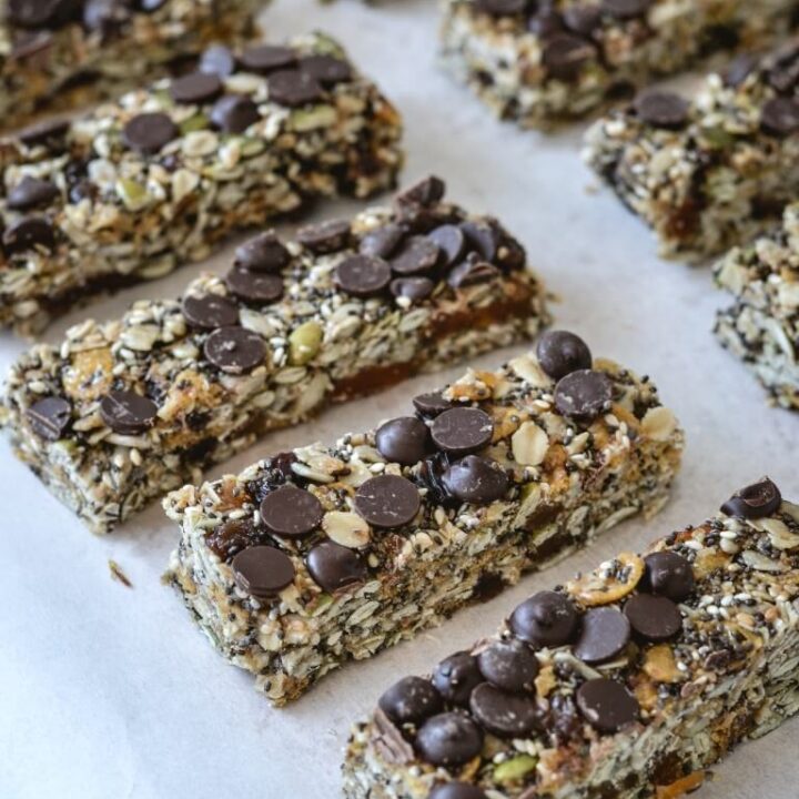 Healthy Nut Free Muesli Bar Recipe | The Cooking Collective