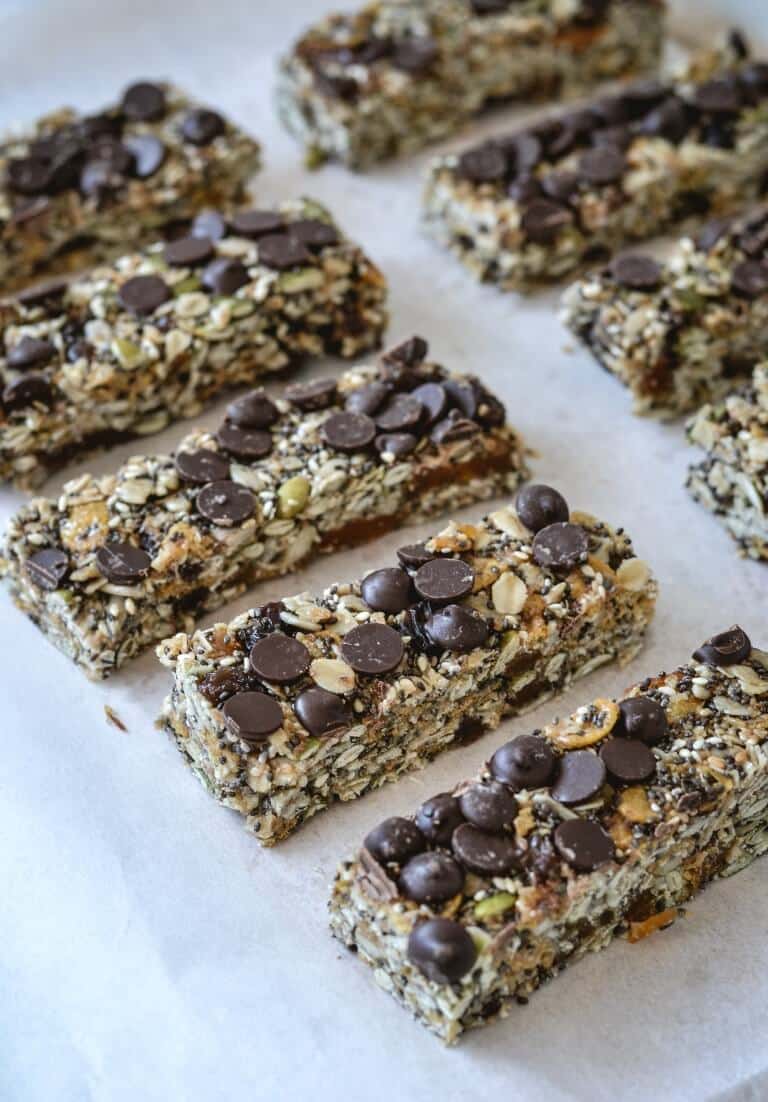 Healthy Nut Free Muesli Bar Recipe | The Cooking Collective