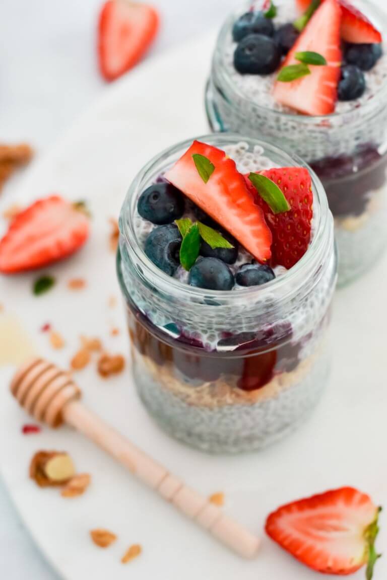 Banoffee pie chia pudding - Choosing Chia