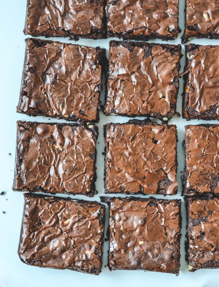 Gooey Brownies with Chocolate Chips The Cooking Collective