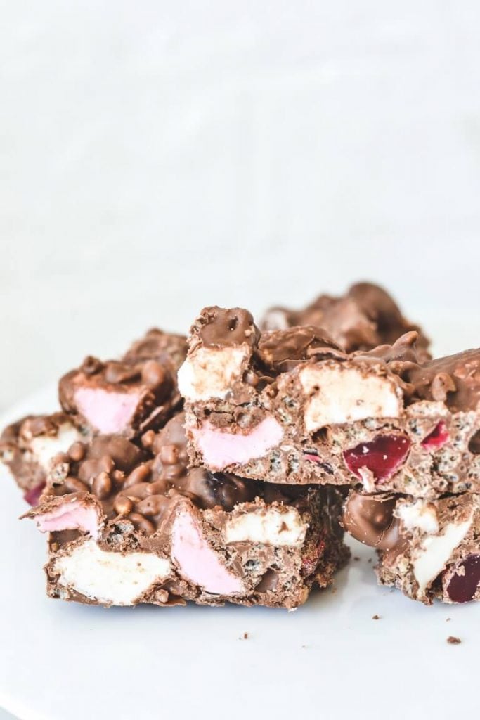 prepared-rocky-road-slices-in-a-pile