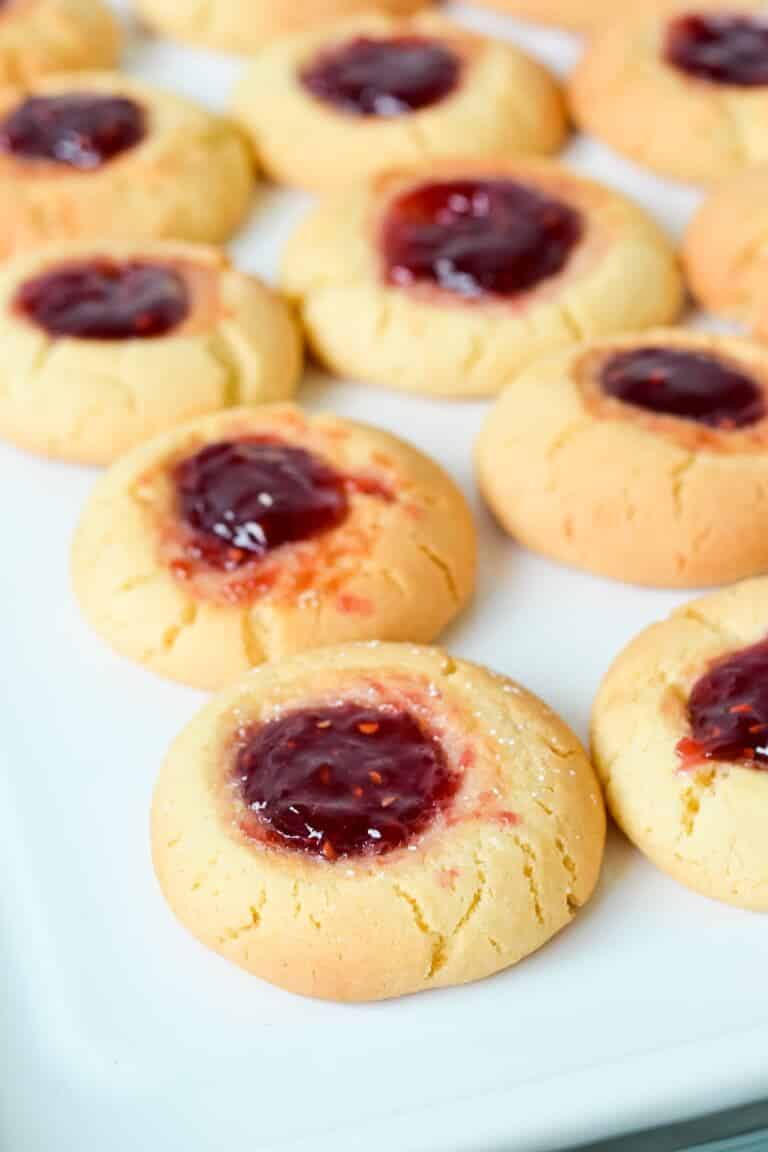 Raspberry Jam Drop Biscuits Baking Recipes The Cooking Collective