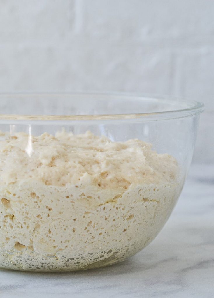 dough-mixture-rising-in-bowl