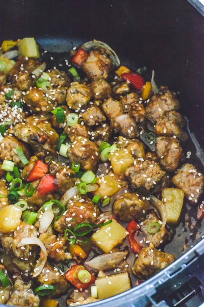 Crispy Sweet and Sour Pork Pan or Air Fryer The Cooking Collective