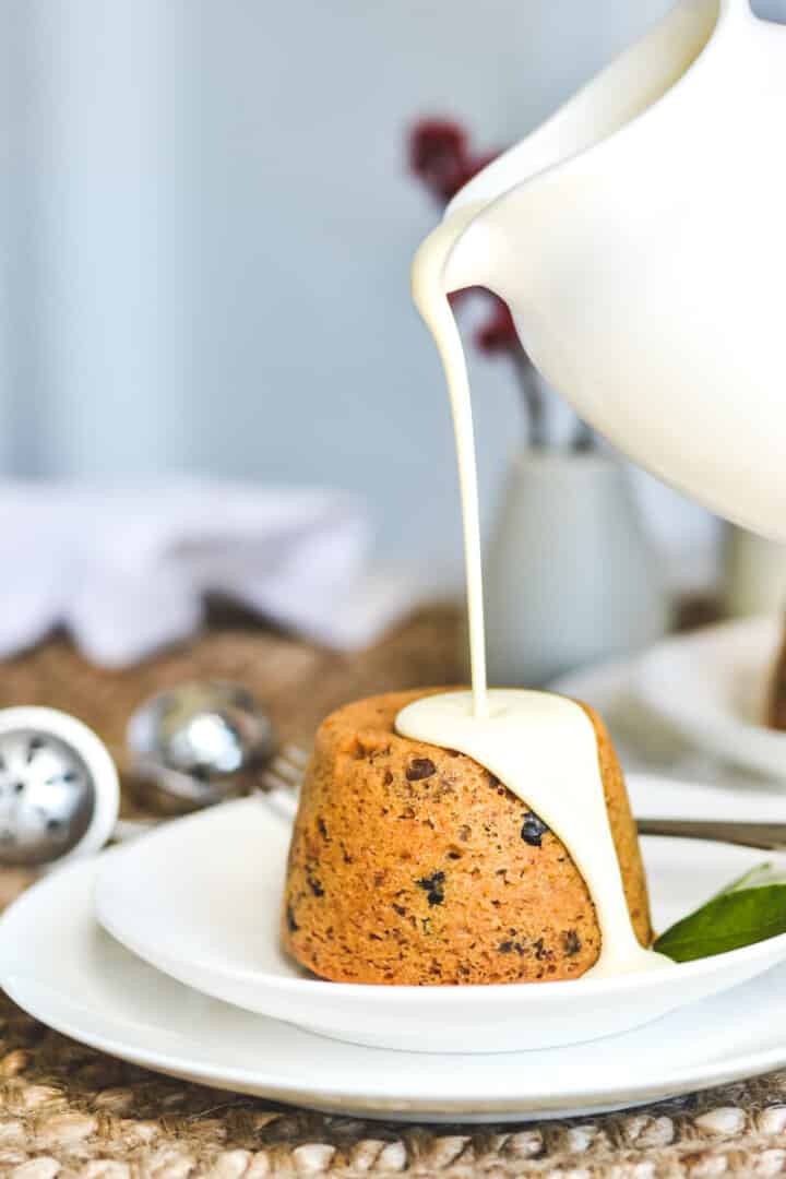 Mini Christmas Steamed Puddings - The Cooking Collective