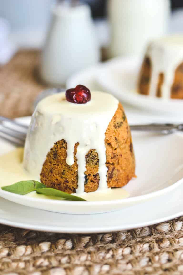 Mini Christmas Steamed Puddings - The Cooking Collective
