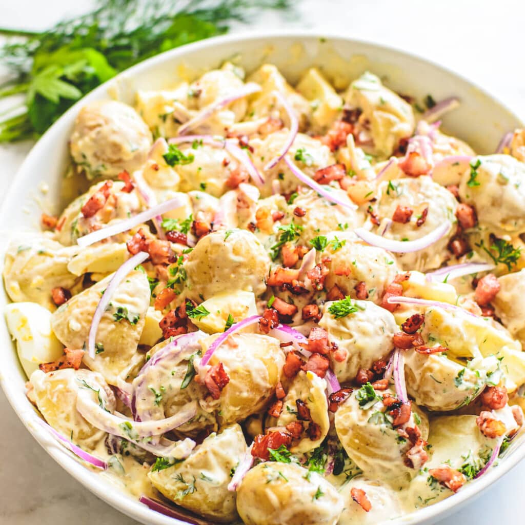 homemade potato salad dressing