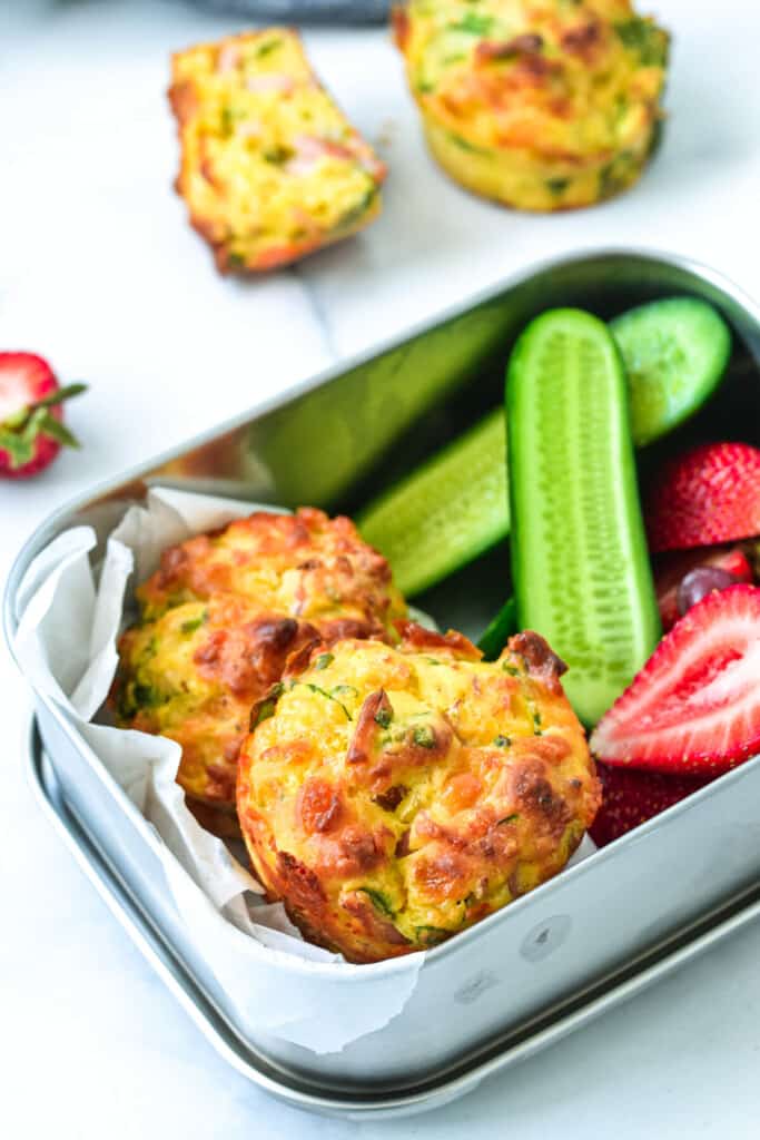 Savoury Bacon and Vegetable Muffins The Cooking Collective