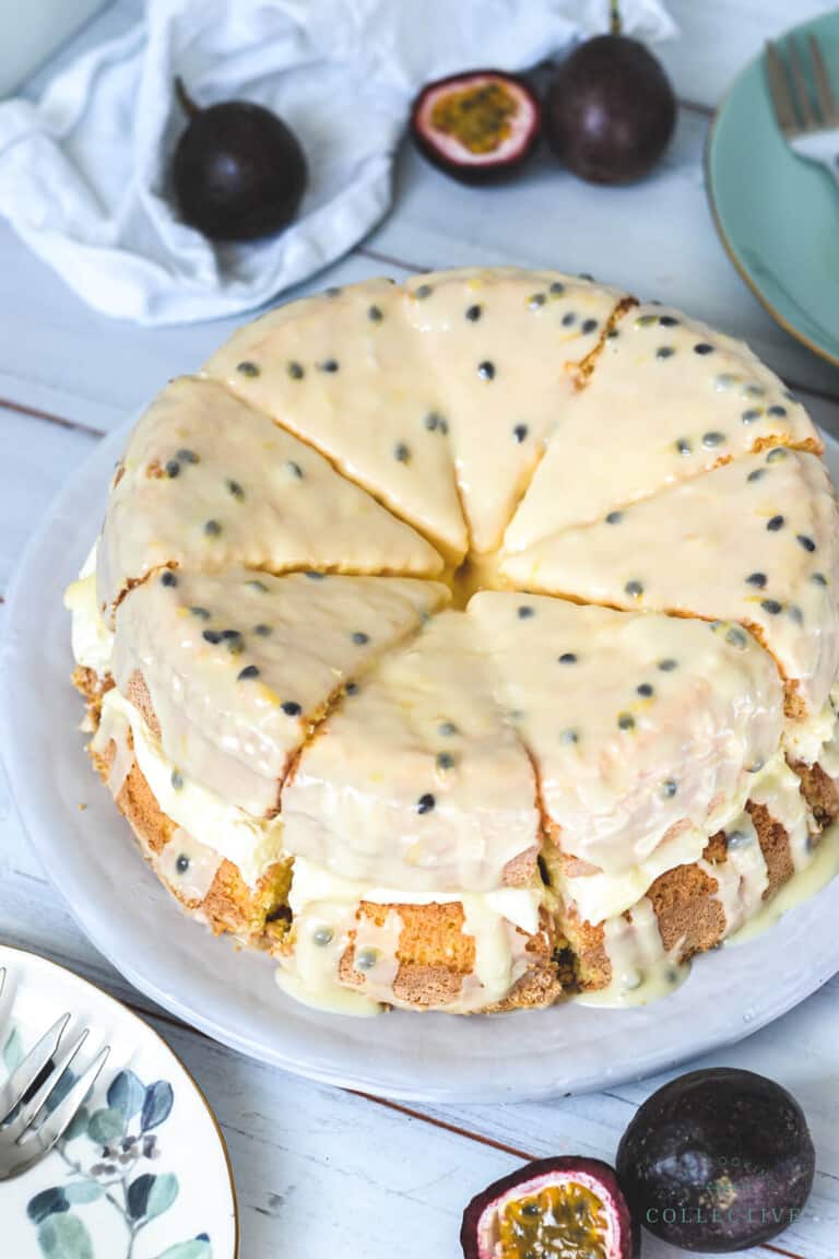Passion Fruit Sponge Cake The Cooking Collective