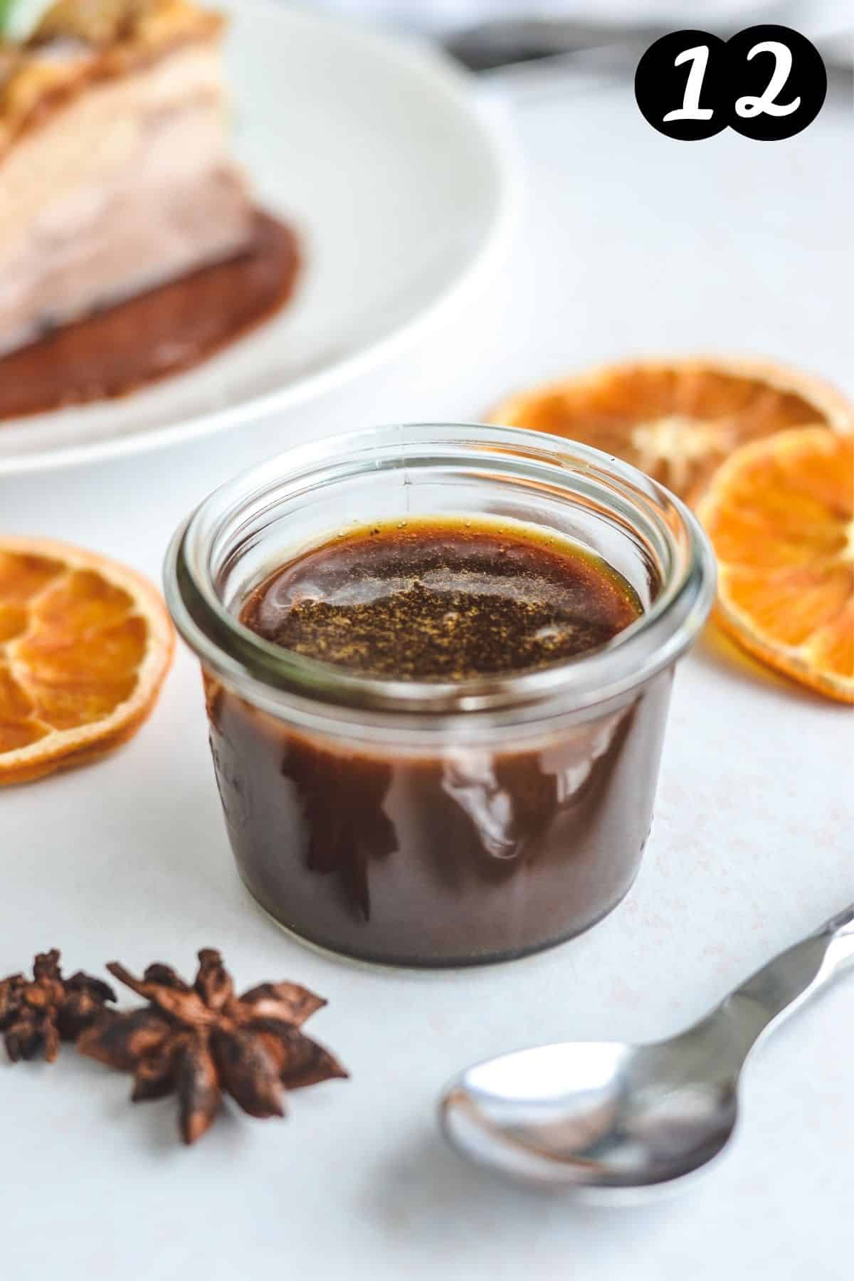 pork belly sauce in a glass jar