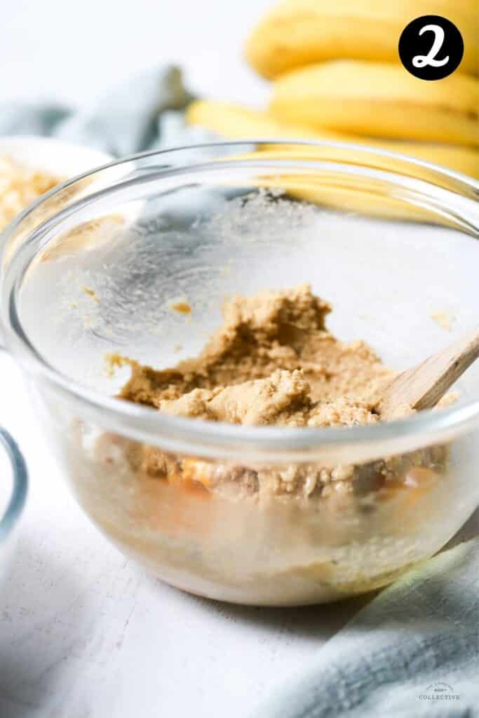 creamed butter and sugar mixture in a bowl