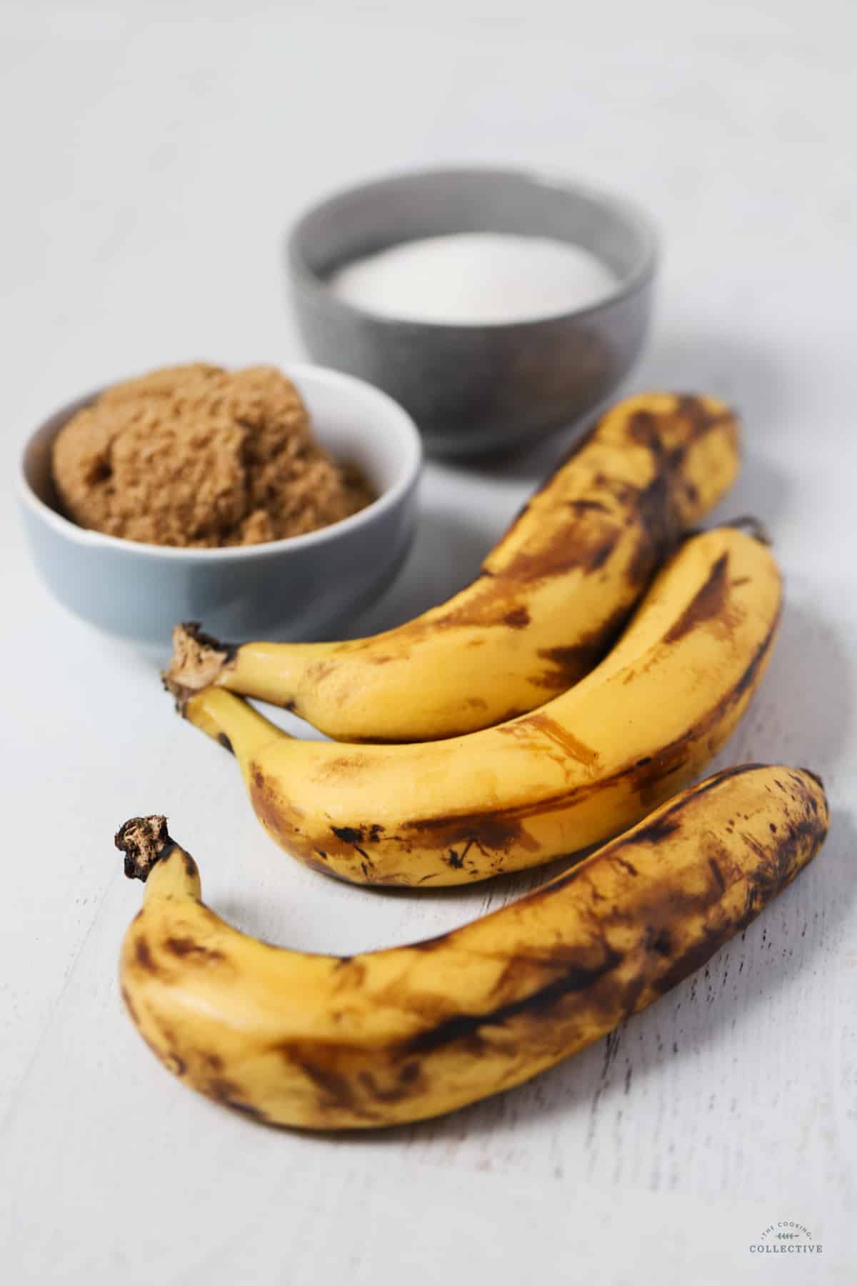 browned bananas on a table