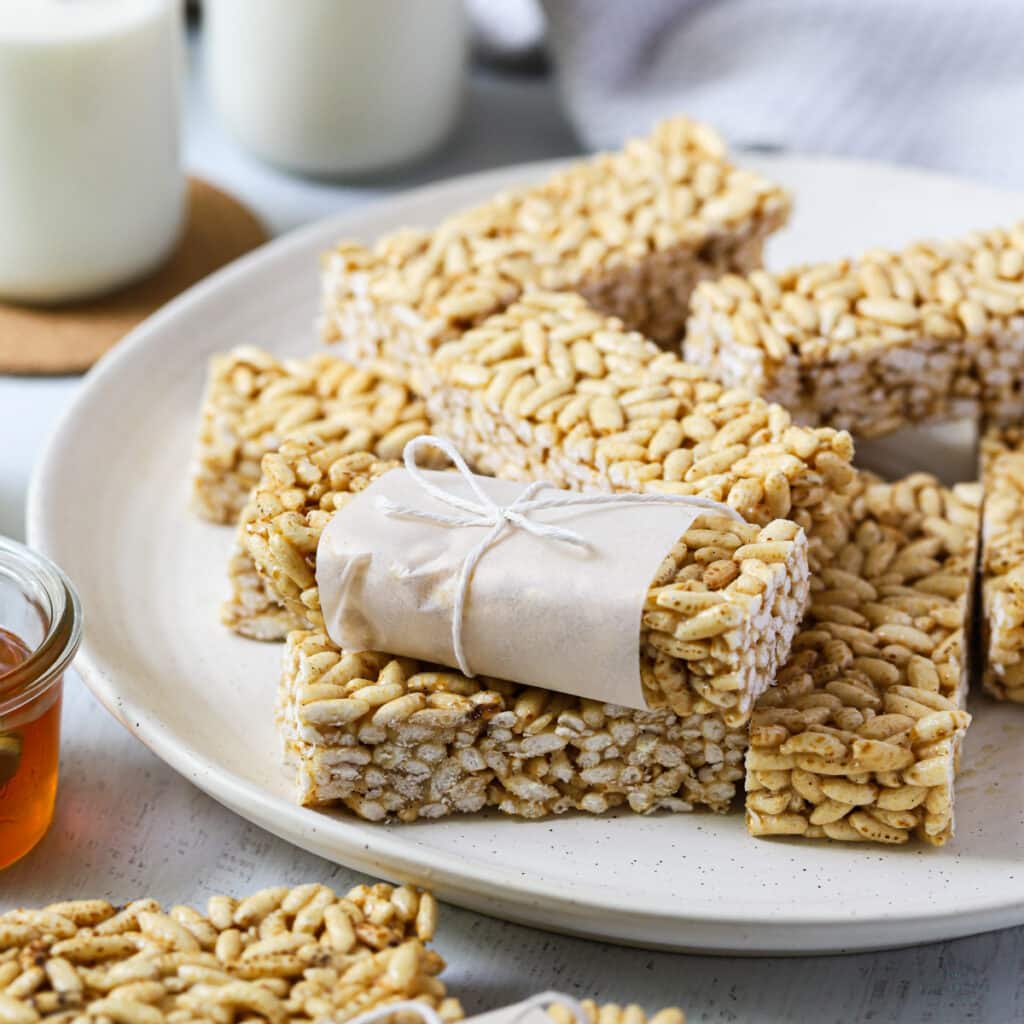LCM Bars (Homemade & Healthier) Rice Krispie Bars The Cooking