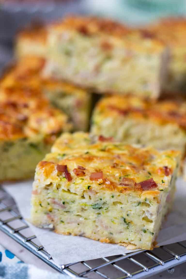 Easy Zucchini Slice with Bacon The Cooking Collective