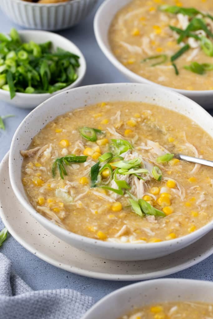 Quick Chicken and Corn Soup - The Cooking Collective