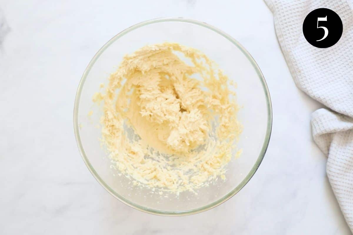 butter mixture in a bowl.