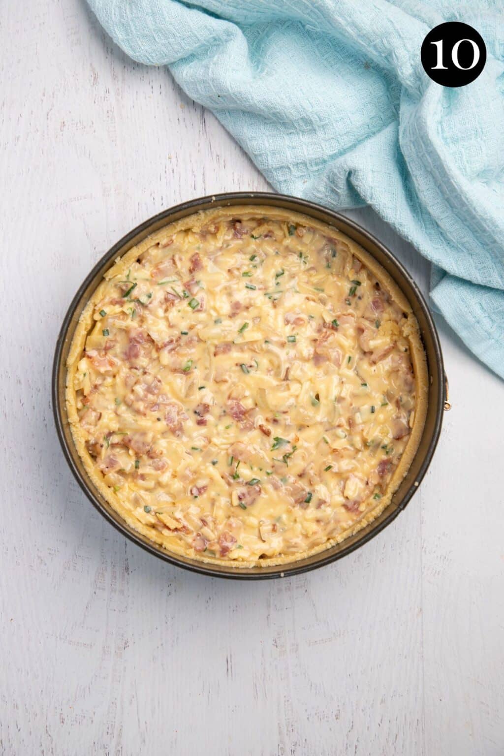 Egg and Bacon Pie The Cooking Collective