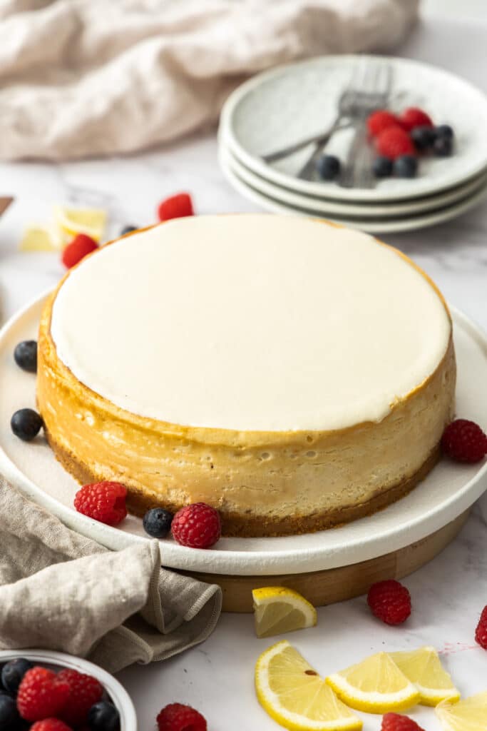New York Baked Cheesecake - The Cooking Collective