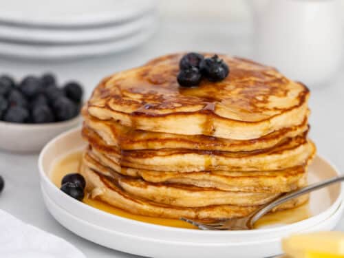 Fluffy Buttermilk Pancakes - The Cooking Collective